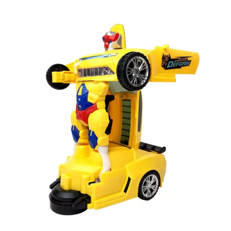 اسباب بازی ماشین تبدیل شونده کامارو ربات زرد