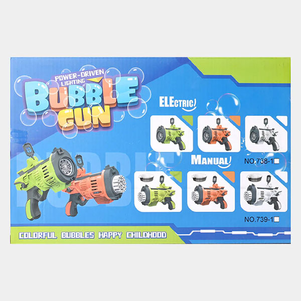 تفنگ حباب ساز مخزن دار شارژی کد 1-739