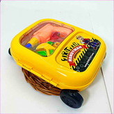 ست اسباب بازی ابزار نجاری مدل چمدانی چرخ دار