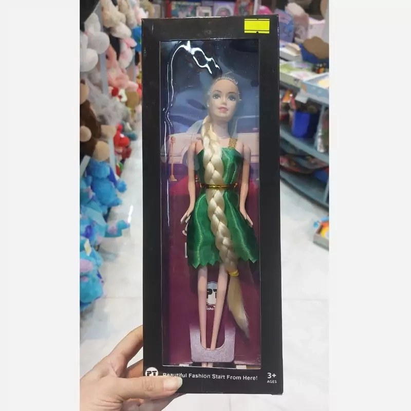 عروسک باربی مو بافت