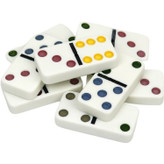 بازی فکری دومینو سرامیکی ۲۸ تکه جعبه فلزی