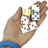 بازی فکری دومینو سرامیکی ۲۸ تکه جعبه فلزی