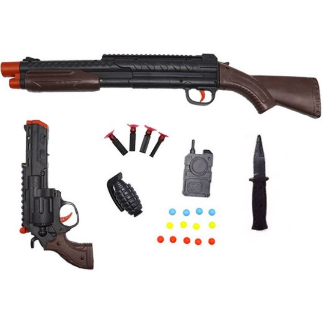 ست تفنگ برنارد دو کاره اسباب بازی