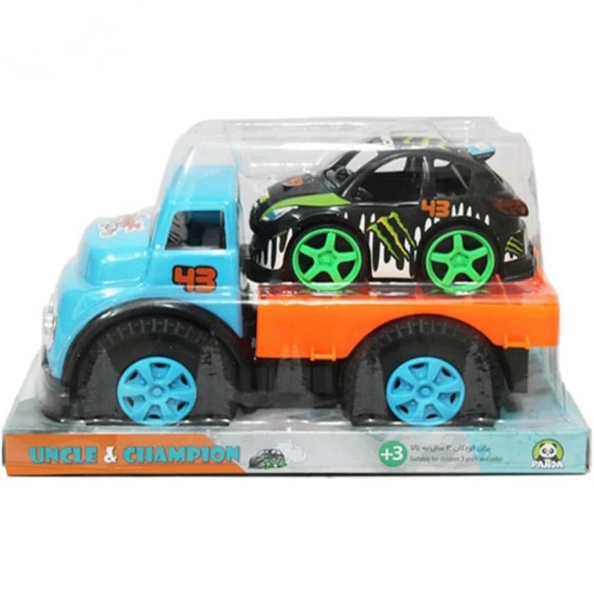 ماشین اسباب بازی عمو قهرمان مدل کامیون ابعاد ۱۹x۲۵x۳۵ سانت