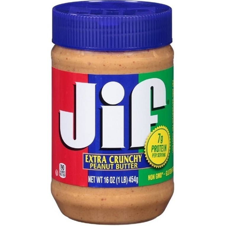 کره بادام زمینی جیف مدل کرانچی ۴۵۴ گرم