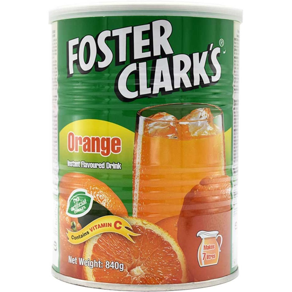 پودر شربت فوستر کلارکس طعم پرتقال وزن ۹۰۰ گرم