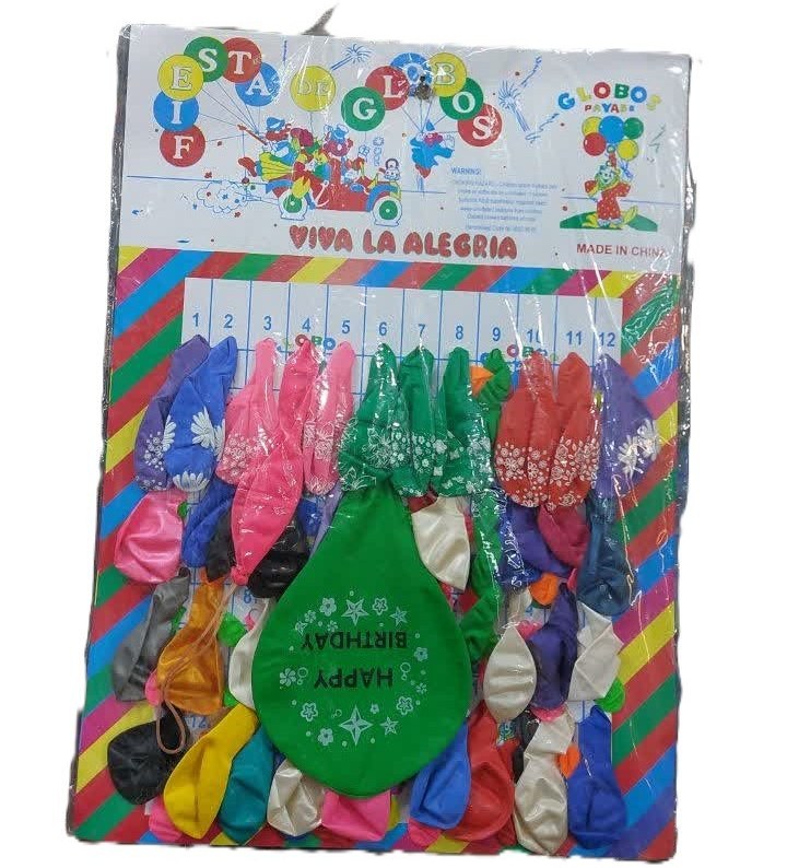 بادکنک شانسی ورقی 144عددی