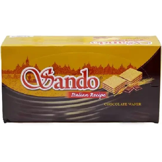 ویفر شکلاتی ساندو بسته ۲۴ عددی