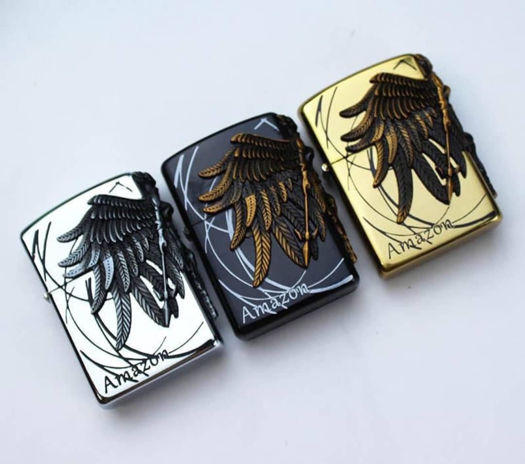 فندک گازی طرح بال فرشته وزن ۱۵۰ گرم