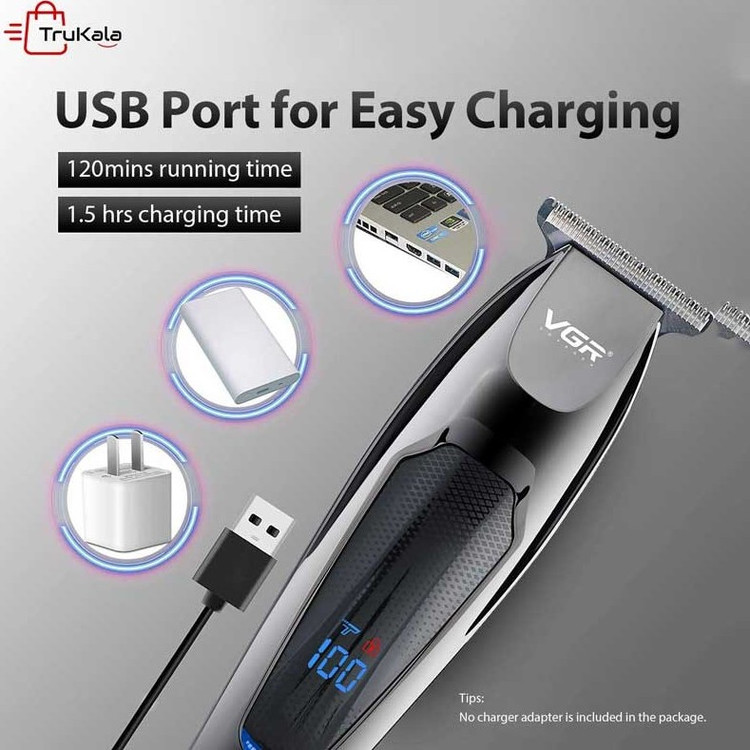 ماشین اصلاح وی جی آر مدل V-070 با تکنولوژی برش مستقیم و استیل ضد زنگ