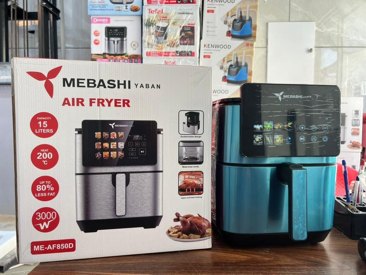 سرخ کن بدون روغن مباشی مدل ME-AF850D ظرفیت ۱۵ لیتری