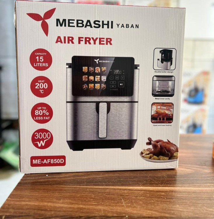 سرخ کن بدون روغن مباشی مدل ME-AF850D ظرفیت ۱۵ لیتری