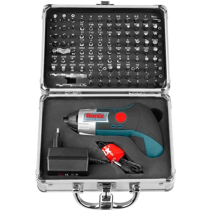 پیچ گوشتی شارژی رونیکس مدل 8500 با باتری ۳.۶ ولت اتوماتیک