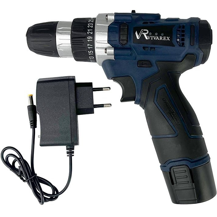 دریل پیچ گوشتی شارژی ویوارکس مدل VR1210-1C ۱۲ ولت اتوماتیک تک باتری