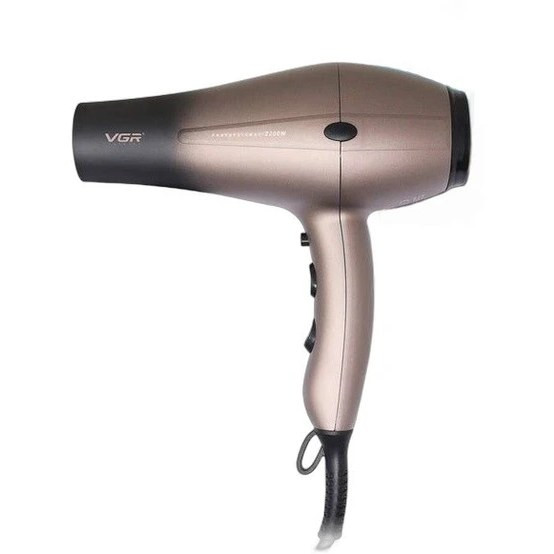 سشوار حرفه ای وی جی آر مدل V-463 با باد سرد و متمرکزکننده