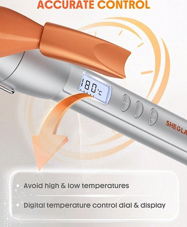 دستگاه بابلیس فر کننده مو شیگلم Sheglam سایز 9mm