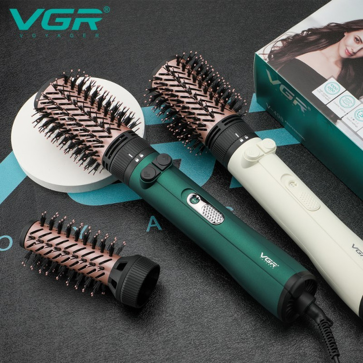 سشوار چرخشی وی جی آر مدل V498 با دو سری و باد سرد