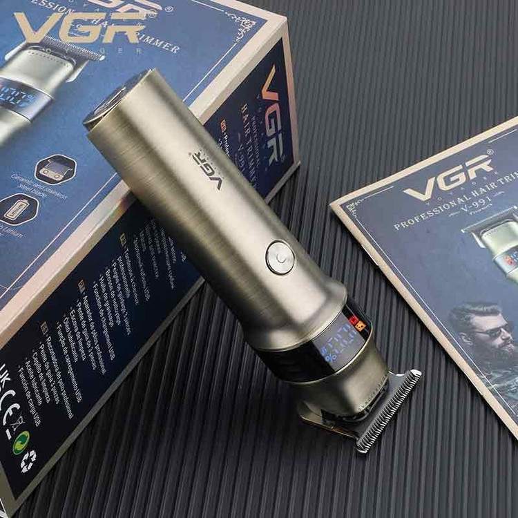 ماشین اصلاح وی جی آر مدل V-991 با تیغه سرامیک و برش مستقیم