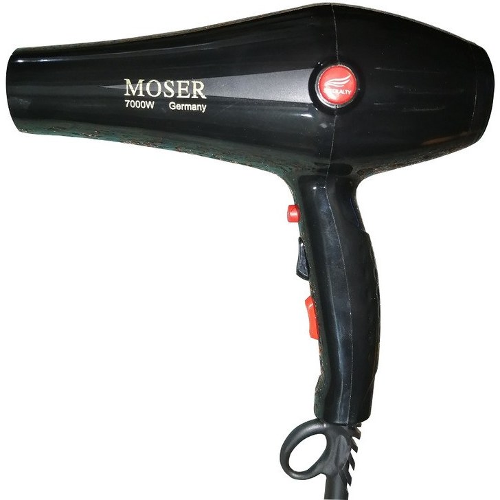سشوار موزر مدل MOS-8611 موتور سنگین ۹۰۰۰ وات با فناوری یون