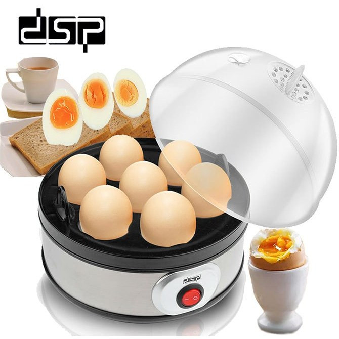 تخم مرغ پز دی اس پی مدل KA-5001 ظرفیت ۷ عدد با بدنه استیل