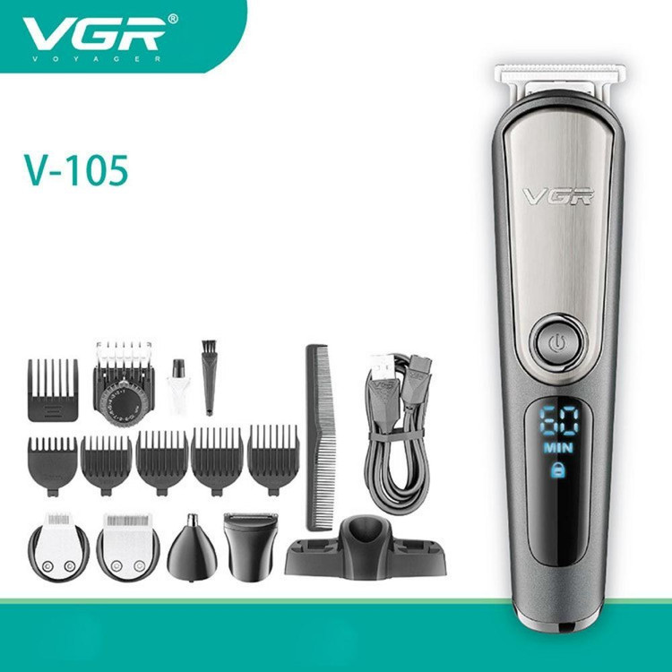 ماشین اصلاح وی جی آر مدل V-105 با تکنولوژی برش مستقیم و ضد آب
