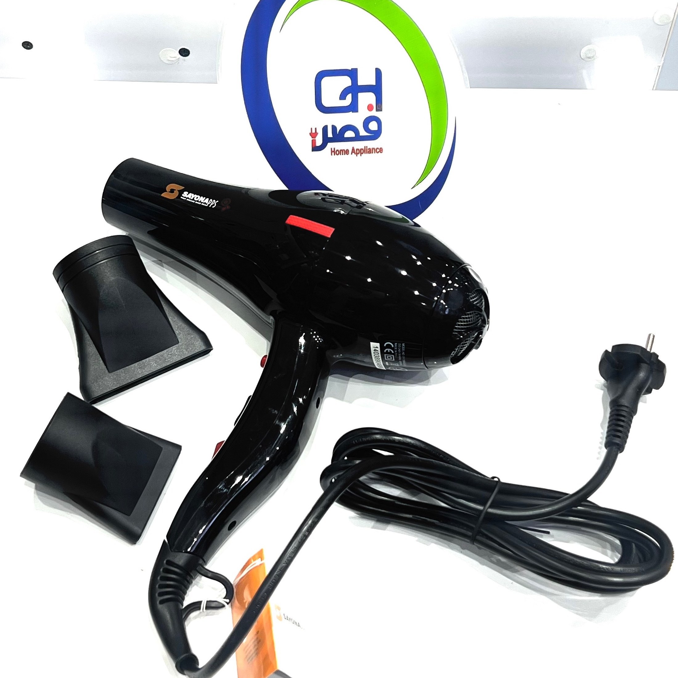 سشوار حرفه‌ای سایونا مدل SY1300GOLD با توان ۲۰۰۰ وات و باد سرد