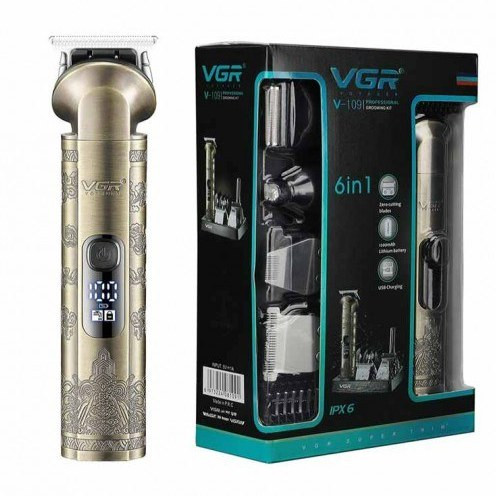 ماشین اصلاح وی جی آر مدل V-109 با تکنولوژی برش مستقیم و ضد آب